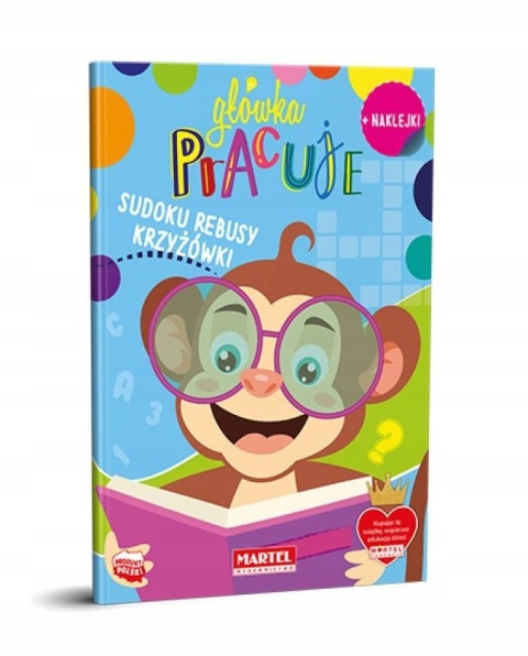 Główka pracuje sudoku rebusy krzyżówki zadania logiczne Martel