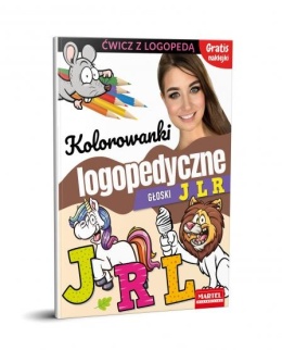 Kolorowanka logopedyczna ćwiczenia wymowy Głoski F W Martel 16s