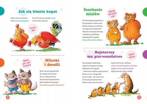 Książeczka Dobre maniery na wesoło savoir-vivre wierszyki GREG twarda 2024