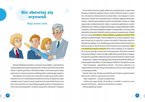 Książeczka Idę do szkoły Mądre rady złote myśli nauka GREG twarda 2025