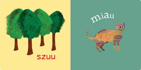 Książka edukacyjna Świat dźwięków rozwój mowy onomatopeje Antosiewicz