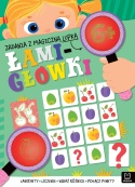 Łamigłówki 6+ z magiczną lupką książka edukacyjna dla dzieci i zabawy