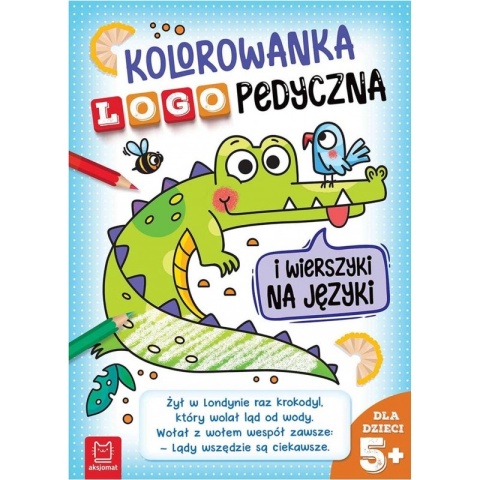 Logopedia ćwiczenia wierszyki kolorowanka aparat mowy Aksjomat miękka