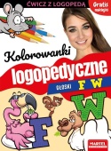 Logopedia kolorowanki logopedyczne głoski F W rymowanki Martel 16s