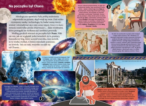 Mała encyklopedia Mitologia grecka książka edukacyjna fakty dla dzieci