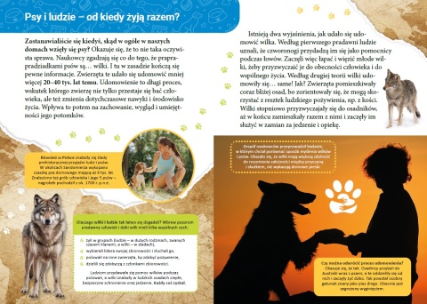 Mała encyklopedia Psy książka edukacyjna fakty ciekawostki dla dzieci