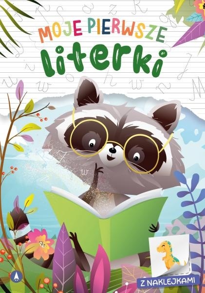 Moje pierwsze literki dla dzieci książeczka edukacyjna naklejki