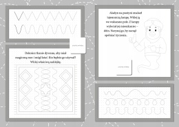 Moje pierwsze szlaczki dla dzieci książeczka edukacyjna naklejki