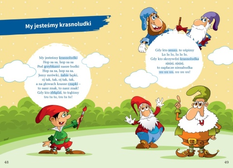 Nasze polskie rymowanki wierszyki piosenki Maria Zagnińska twarda oprawa