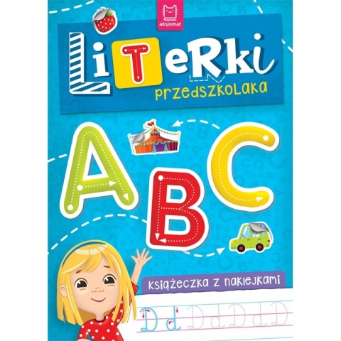 Nauka liter przedszkolaka szlaczki naklejki ćwiczenia Aksjomat miękka