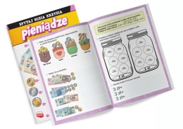 Nauka o pieniądzach finanse naklejki Spytaj Misia Krzysia Martel 16s