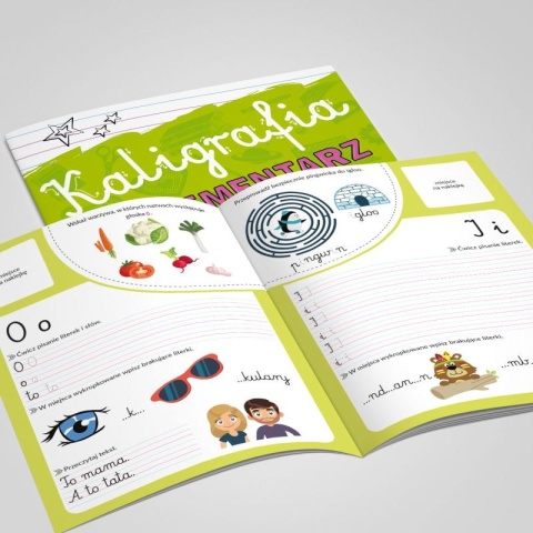 Nauka pisania cyferek kaligrafia cyfry zadania Martel miękka 32s