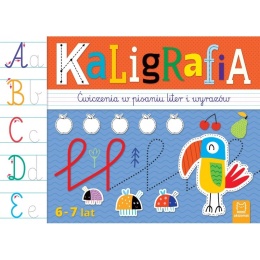 Nauka pisania kaligrafia ćwiczenia litery wyrazy Aksjomat miękka