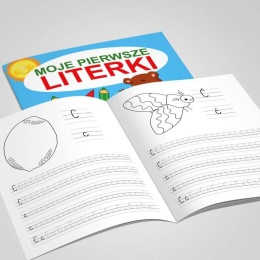 Nauka pisania literek moje pierwsze literki alfabet Martel 32s