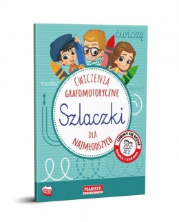 Nauka pisania szlaczki grafomotoryka dla najmłodszych Martel miękka 32s