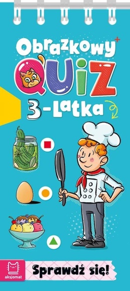 Obrazkowy quiz 3 latka Sprawdź się książka edukacyjna dla dzieci i zabawy