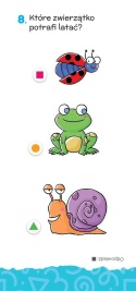 Obrazkowy quiz 3 latka Sprawdź się książka edukacyjna dla dzieci i zabawy