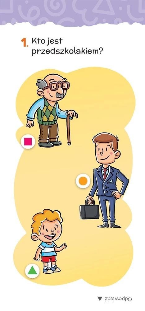 Obrazkowy quiz 4 latka Sprawdź się książka edukacyjna dla dzieci i zabawy