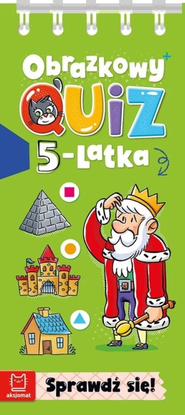 Obrazkowy quiz 5 latka Sprawdź się książka edukacyjna dla dzieci i zabawy