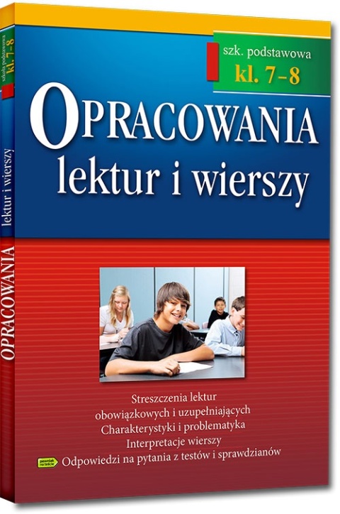 Opracowania lektur i wierszy klasy 7-8 szkoła podstawowa GREG język polski