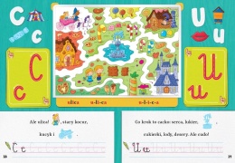 Piszę literki i czytam książka edukacyjna do nauki czytania dla dzieci