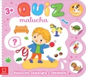 Quiz malucha z pieskiem książeczka edukacyjna naklejki 3+ Aksjomat