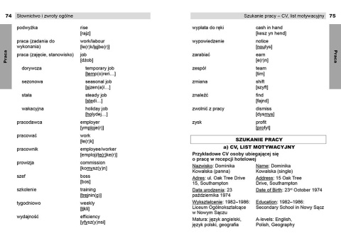 Rozmówki polsko-angielskie GREG dla turystów i wyjeżdżających do pracy