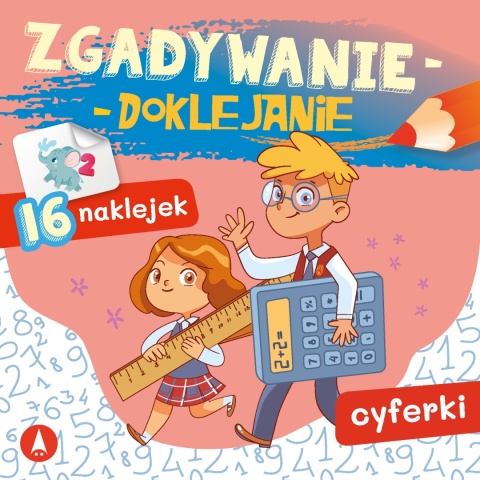 Zgadywanie doklejanie cyferki dla dzieci książeczka edukacyjna