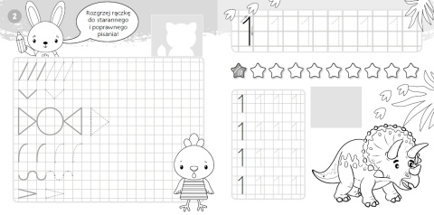 Zgadywanie doklejanie cyferki dla dzieci książeczka edukacyjna