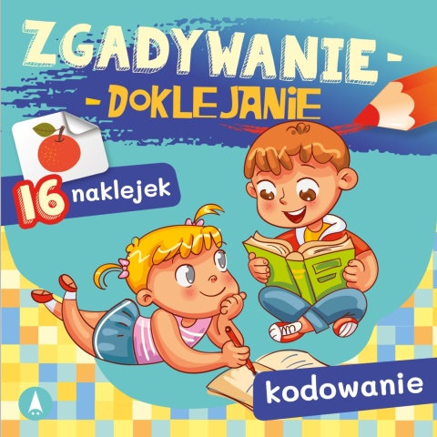 Zgadywanie doklejanie kodowanie dla dzieci książeczka edukacyjna