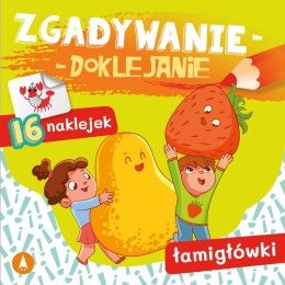 Zgadywanie doklejanie łamigłówki dla dzieci książeczka edukacyjna