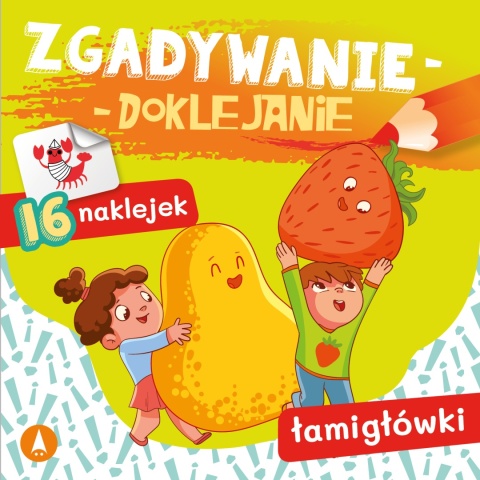 Zgadywanie doklejanie łamigłówki dla dzieci książeczka edukacyjna