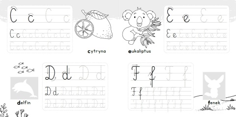 Zgadywanie doklejanie literki dla dzieci książeczka edukacyjna