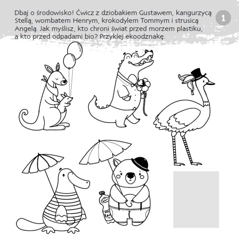 Zgadywanie doklejanie segregacja śmieci dla dzieci książeczka