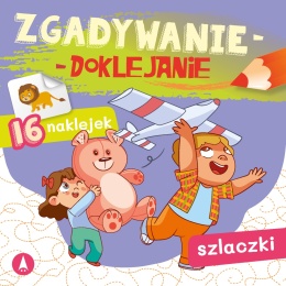 Zgadywanie doklejanie szlaczki dla dzieci książeczka edukacyjna