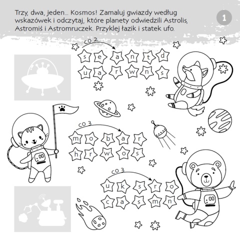 Zgadywanie doklejanie szyfry dla dzieci książeczka edukacyjna