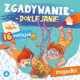 Zgadywanie doklejanie zagadki dla dzieci książeczka edukacyjna