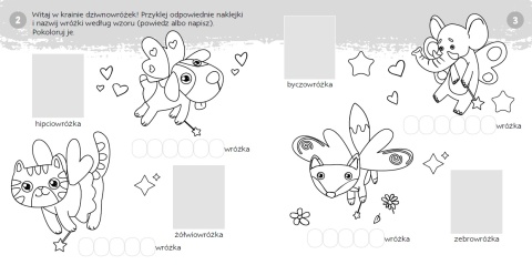 Zgadywanie doklejanie zagadki dla dzieci książeczka edukacyjna