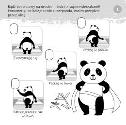 Zgadywanie doklejanie znaki drogowe dla dzieci książeczka edukacyjna