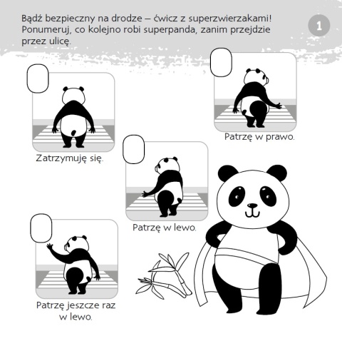 Zgadywanie doklejanie znaki drogowe dla dzieci książeczka edukacyjna