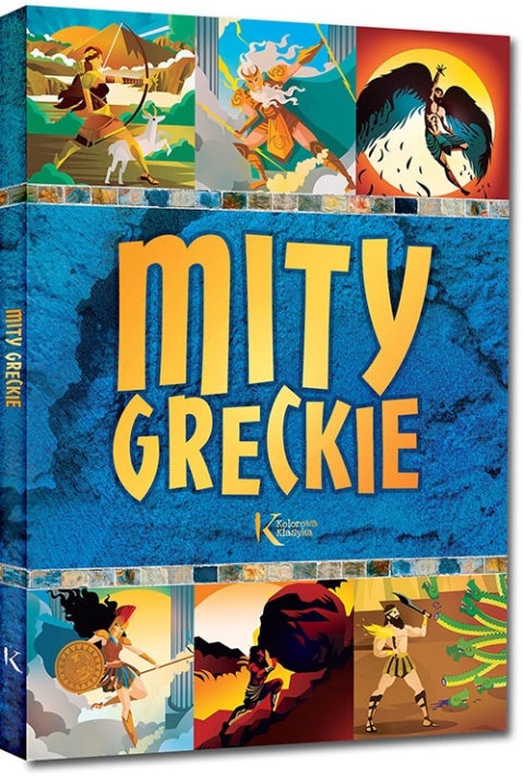 Mity greckie książka dla dzieci opowieści twarda oprawa 64 strony Greg