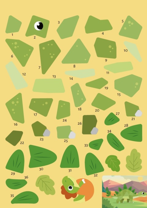 Wyklejanki Dinozaury z naklejkami 8 wzorów ponad 300 naklejek 3+ Skrzat
