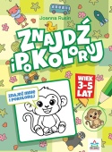 Znajdź i pokoloruj książka kolorowanka zadania dla dzieci 3+ 32 strony
