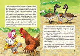 Brzydkie kaczątko ilustrowana baśń - książka dla dzieci 16 stron GREG