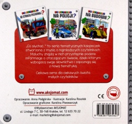 Co słychać w straży pożarnej Książeszka dla dzieci kartonowa