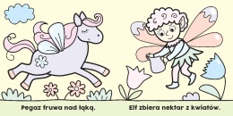 Czarodziejski pędzelek. W bajkach. Malowanka wodna Kolorowanka dla dzieci