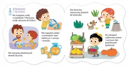 Ekologia dla malucha Książka edukacyjna kartonowa książęczka dla dzieci