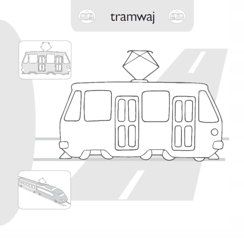Kolorowanka malowanka dla dzieci Malowanie-doklejanie Pojazdy + Naklejki