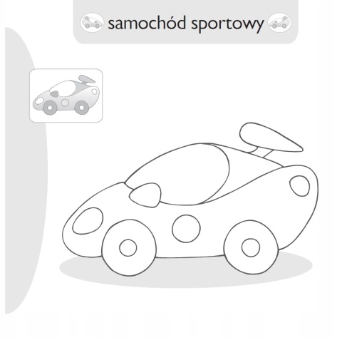 Kolorowanka malowanka dla dzieci Malowanie-doklejanie Pojazdy + Naklejki