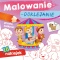 Kolorowanka malowanka dla dzieci Malowanie-doklejanie Zadania + Naklejki